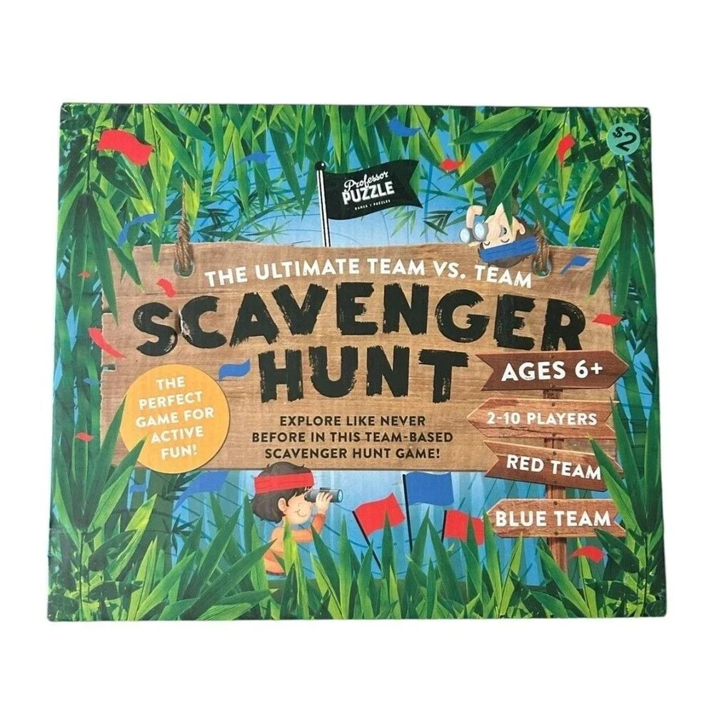 PROFESOR PUZZLE SCAVENGER HUNT GAME  Ages 6+ New